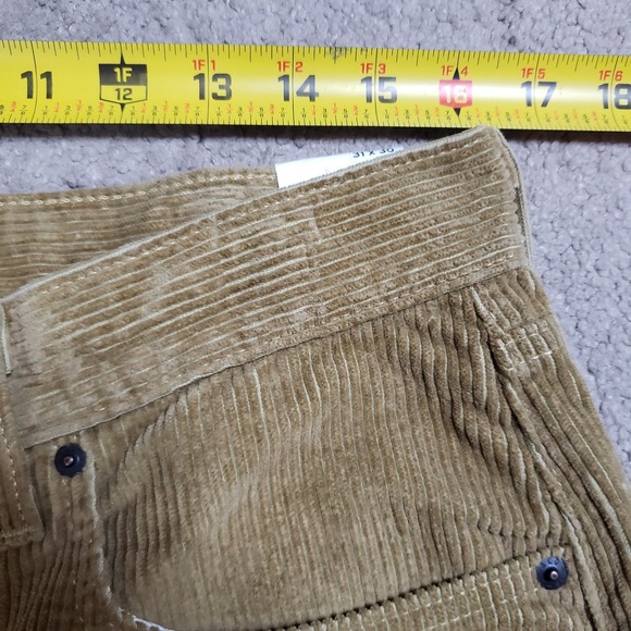 Levis Corduroy Pants Men's 31x30* Golden Brown Mid Rise Relaxed Straight Low Pro - Picture 3 of 8